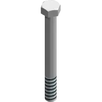 90.0836-3 Bolt, 1/2-13 UNC x 4-1/2 SS