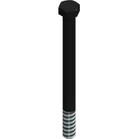 90.1272-1 Bolt, 3/4-10 UNC x 9 Blk