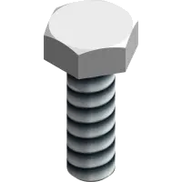 91.0406 Bolt, 1/4-28 UNF x 3/4
