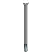 91.0436 Bolt, 1/4-28 UNF x 4 1/2