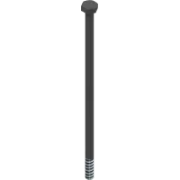 91.0448-1 Bolt, 1/4-28 UNF x 6 Blk