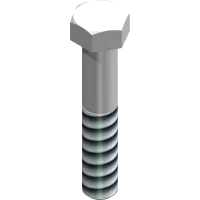 91.0616 Bolt, 3/8-24 UNF x 2
