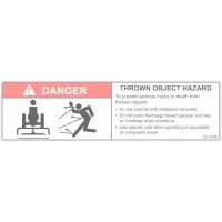 Decal, Thrown Object Hazard