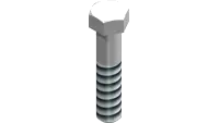 91.0716 Bolt, 7/16-20 UNF x 2"