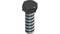 91.0812-1 Bolt, 1/2-20 UNF x 1-1/2 Blk