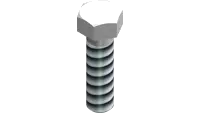 Bolt, 1/2-20 UNF x 1 1/2 LH ZP