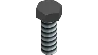 91.2028-1 Bolt, 1 1/4-12 UNF x 3 1/2 Blk
