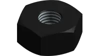 92.04H-1 Nut, Heavy 1/4-20 UNC Blk