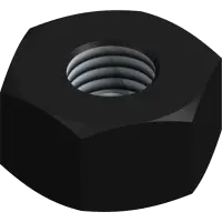 92.05H-1 Nut, Heavy 5/16-18 UNC Blk