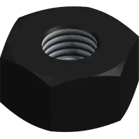 92.06H-1 Nut, Heavy 3/8-16 UNC Blk