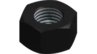 92.08-1 Nut, 1/2-13 UNC Blk