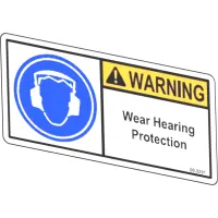 00.0291 Decal, Warning Hearing PPE