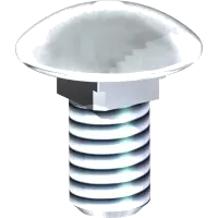 97.0404-3 Bolt, Carriage 1/4-20 x 1/2 SS