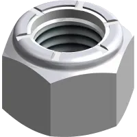 99.A06NFN Locknut, Nylon 3/8-24 UNF ZP