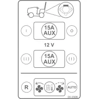 00.0306 Decal, Rear Control