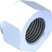 99.A16NSN Locknut, Nylon 1"-14 UNS, ZP