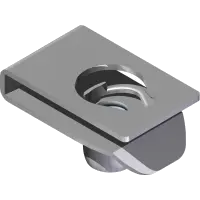 Nut, "U" 1/4-20 UNC Extruded