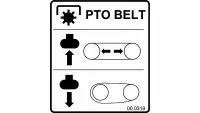 00.0319 Decal, PTO Tension
