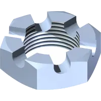 99.E0069 Nut, Slotted Jam 1"-20 UNEF