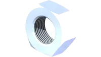 99.E0080 Nut, Jam 1/2-20 UNF, LH ZP