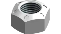 99.E0107 Locknut, 3/8-24 UNF LH ZP