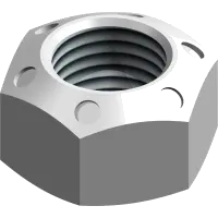 99.E0107 Locknut, 3/8-24 UNF LH ZP