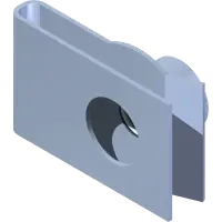 99.E0108 Nut, "U" 8-32 UNC Extruded