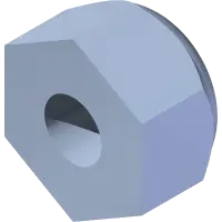 99.E0118 Locknut, Nylon #6-32 UNC SS