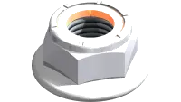 99.E0119 Locknut, Nylon, Flange 1/2-13