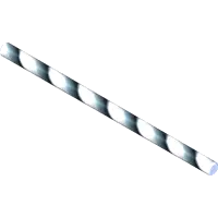99.J0440NFSS Threaded Rod, 1/4 UNF x 5" SS
