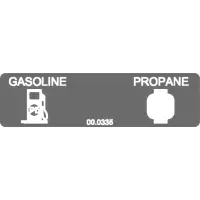 00.0335 Decal, Switch Gas/Propane