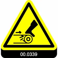 00.0339 Decal, Moving Parts