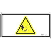00.0341 Decal, Warning Fan