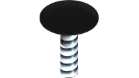 99.K0143 Bolt, Step 1/4-20 x 1 Blk