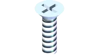 Machine Screw, #6-32 x 1/2 SS