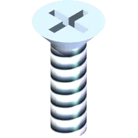 Machine Screw, #6-32 x 1/2 SS