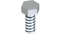 Bolt, M6 x 1.00 x 16mm SS