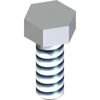 Bolt, M6 x 1.00 x 16mm SS