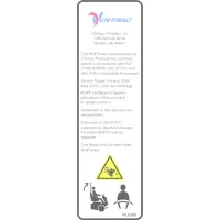 00.0360 Decal, ROPS Certification