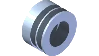 DC-1190 Pulley, 4-1/4" 2B Custom