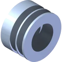 DC-1190 Pulley, 4-1/4" 2B Custom