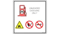 Decal, Gasoline Only