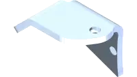 HQ-106 Plate, Fixed Idler Mount