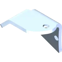HQ-106 Plate, Fixed Idler Mount