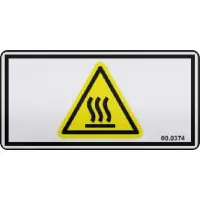00.0374 Decal, Hot Surface