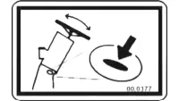00.0377 Decal, Steering Column Tilt