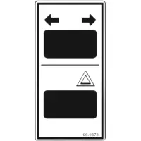 00.0378 Decal, Directional/Hazard