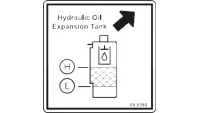 Decal, Hydraulic Oil