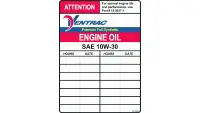 00.0385 Decal, Maintenance Eng Oil