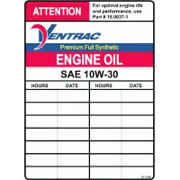 00.0385 Decal, Maintenance Eng Oil